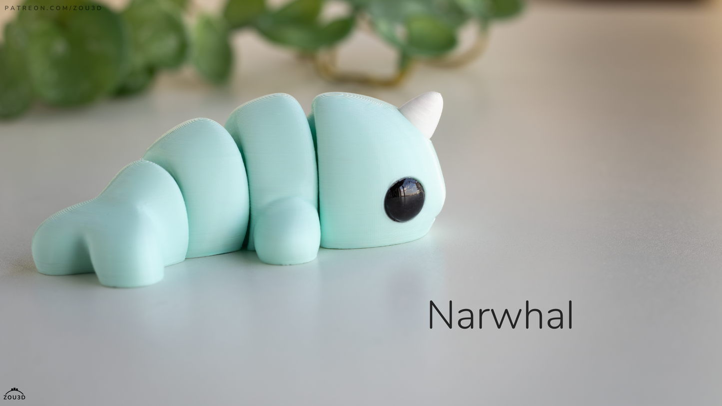 Zou baby narwhal