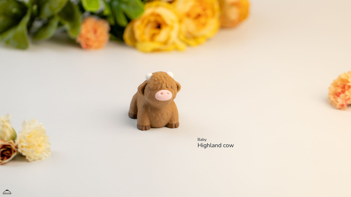 Zou Baby Highland Cow